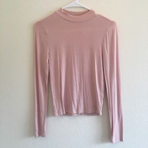 forever 21 pink long sleeve top